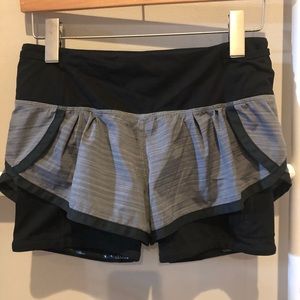 LULULEMON | shorts with attached spandex